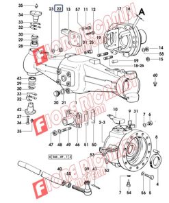 0.007.2494.0/30 FORCELLA DESTRA USATA FIG 2-3